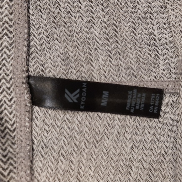 Kyodan grey herringbone zigzag jacquard high waist sporty leggings, M, NWT - Picture 8 of 11